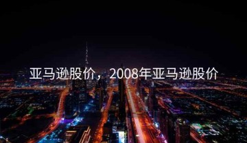 亚马逊股价，2008年亚马逊股价