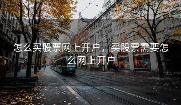 怎么买股票网上开户，买股票需要怎么网上开户