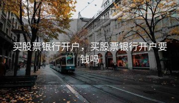 买股票银行开户，买股票银行开户要钱吗