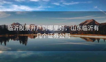 临沂股票开户到哪里好，山东临沂有几个证券公司