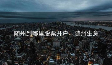 随州到哪里股票开户，随州生意