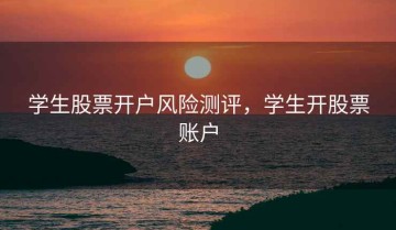 学生股票开户风险测评，学生开股票账户