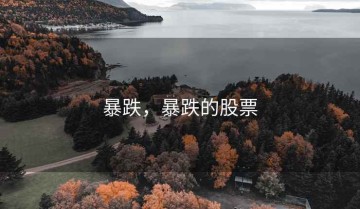 暴跌，暴跌的股票