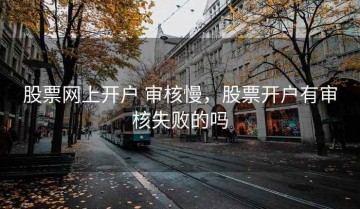 股票网上开户 审核慢，股票开户有审核失败的吗
