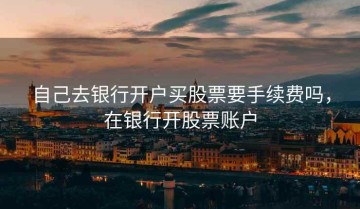 自己去银行开户买股票要手续费吗，在银行开股票账户